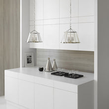 Load image into Gallery viewer, Darlana Drum Pendant Light in kitchen.
