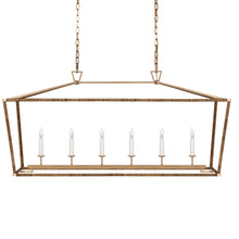 Load image into Gallery viewer, Darlana Rattan Wrapped LED Linear Pendant Light in Detail.
