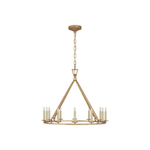 Load image into Gallery viewer, Darlana Ring Chandelier in Antique-Burnished Brass/Single Tier (Medium).
