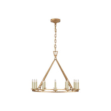 Load image into Gallery viewer, Darlana Ring Chandelier in Gilded Iron/Single Tier (Medium).
