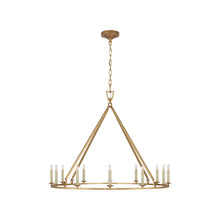 Load image into Gallery viewer, Darlana Ring Chandelier in Antique-Burnished Brass/Single Tier (Large).
