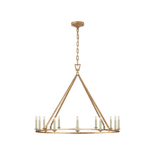 Load image into Gallery viewer, Darlana Ring Chandelier in Gilded Iron/Single Tier (Large).
