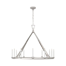 Load image into Gallery viewer, Darlana Ring Chandelier in Polished Nickel/Single Tier (X-Large).
