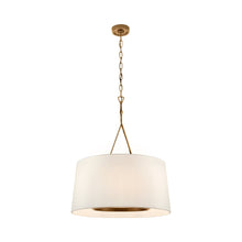 Load image into Gallery viewer, Dauphine Pendant Light in Gilded Iron.
