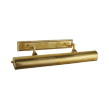 Load image into Gallery viewer, Dean Picture Light in Natural Brass (2-Light/Large).
