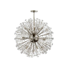 Load image into Gallery viewer, Dickinson Chandelier in Polished Nickel (Large).
