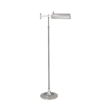 Load image into Gallery viewer, Dorchester Swing Arm Pharmacy Floor Lamp in Polished Nickel.
