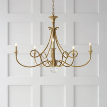 Load image into Gallery viewer, Double Twist Chandelier in Detail.
