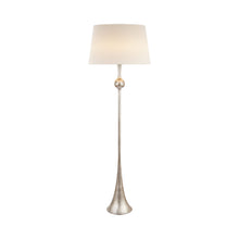 Load image into Gallery viewer, Dover Floor Lamp in Burnished Silver Leaf.
