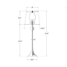 Load image into Gallery viewer, Dover Table Lamp - line drawing.
