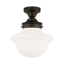 Load image into Gallery viewer, Edmond Flush Mount Ceiling Light in Bronze.
