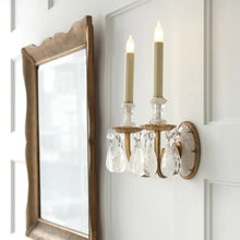 Load image into Gallery viewer, Elizabeth Double Wall Light in living room.
