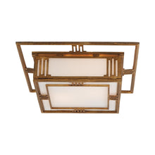 Load image into Gallery viewer, Enrique Flush Mount Ceiling Light in Gilded Iron.
