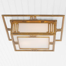 Load image into Gallery viewer, Enrique Flush Mount Ceiling Light in Detail.
