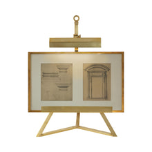 Load image into Gallery viewer, Estelle Display Lamp in Natural Brass.
