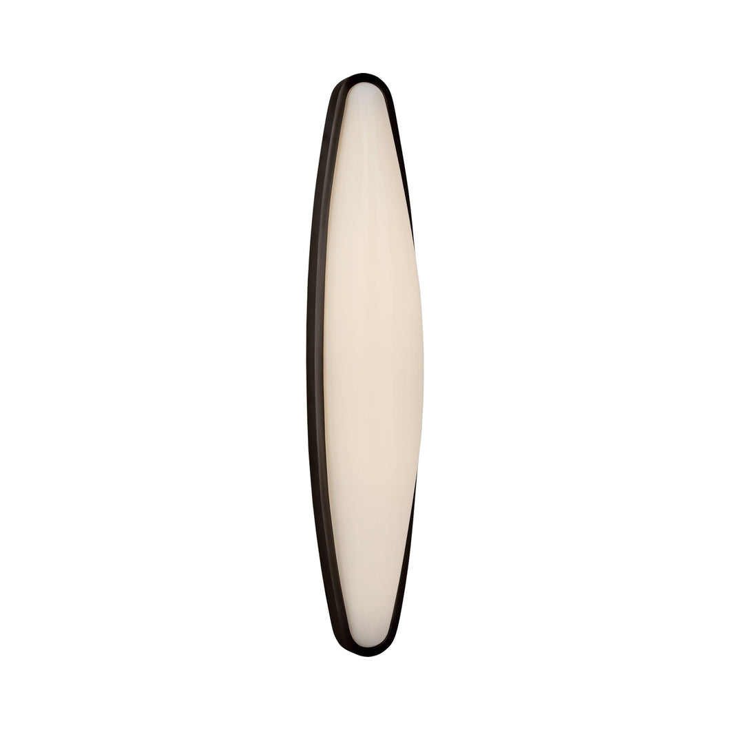 Ezra LED Bath Wall Light in Bronze (Large).