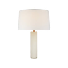 Load image into Gallery viewer, Fallon LED Table Lamp in White Glass (Medium).
