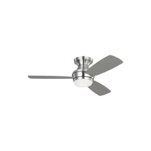 Load image into Gallery viewer, Ikon LED Ceiling Fan in Brushed Stee (44-Inch).
