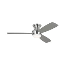 Load image into Gallery viewer, Ikon LED Ceiling Fan in Brushed Steel (52-Inch).
