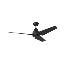 Load image into Gallery viewer, Ruhlmann Smart Ceiling Fan in Midnight Black.
