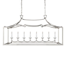 Load image into Gallery viewer, Fancy Darlana Linear Pendant Light in Detail.

