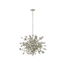 Load image into Gallery viewer, Farfalle Chandelier in Burnished Silver Leaf (Medium).

