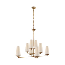 Load image into Gallery viewer, Fontaine Chandelier in Gilded Plaster.
