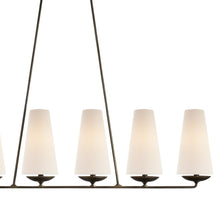Load image into Gallery viewer, Fontaine Linear Chandelier in Detail.
