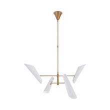 Load image into Gallery viewer, Franca LED Chandelier in White (4-Light).

