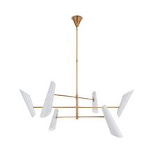 Load image into Gallery viewer, Franca LED Chandelier in White (6-Light).
