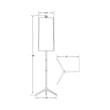 Load image into Gallery viewer, Frankfort Floor Lamp - line drawing.
