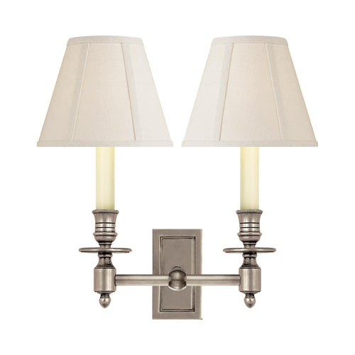 French Double Library Wall Light.