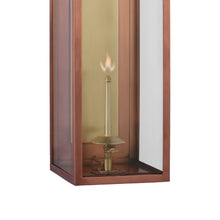 Load image into Gallery viewer, Fresno 3/4 Outdoor Gas Wall Light in Detail.

