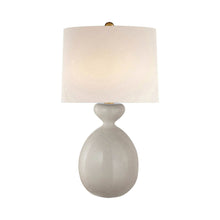 Load image into Gallery viewer, Gannet Table Lamp in Bone Craquelure.
