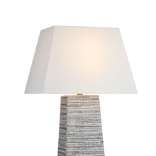 Load image into Gallery viewer, Gates Rectangle LED Table Lamp in Detail.
