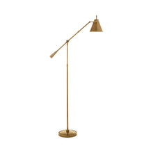 Load image into Gallery viewer, Goodman LED Floor Lamp in Hand-Rubbed Antique Brass.
