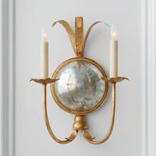 Load image into Gallery viewer, Gramercy Double Wall Light in Detail.
