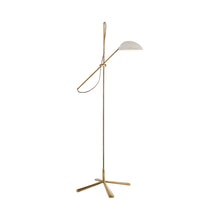 Load image into Gallery viewer, Graphic Floor Lamp in White.
