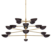 Load image into Gallery viewer, Graphic Grande Chandelier in Detail.
