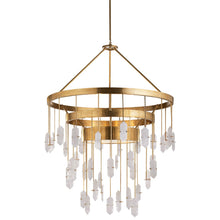 Load image into Gallery viewer, Halcyon Three Tier Chandelier in Detail.
