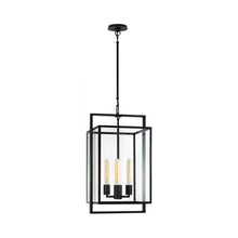 Load image into Gallery viewer, Halle Outdoor Pendant Light in Aged Iron (Small).

