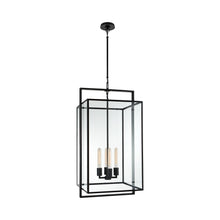 Load image into Gallery viewer, Halle Outdoor Pendant Light in Aged Iron (Large).
