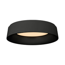 Load image into Gallery viewer, Halo LED Flush Mount Ceiling Light in Matte Black (Large).

