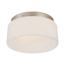 Load image into Gallery viewer, Halo Solitaire LED Flush Mount Ceiling Light in Burnished Silver Leaf (2.88-Inch).
