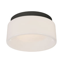 Load image into Gallery viewer, Halo Solitaire LED Flush Mount Ceiling Light in Matte Black (2.88-Inch).
