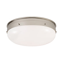 Load image into Gallery viewer, Hicks Flush Mount Ceiling Light in Polished Nickel (Large).
