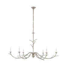 Load image into Gallery viewer, Iberia Chandelier in Burnished Silver Leaf.
