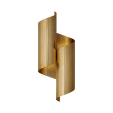 Load image into Gallery viewer, Iva Wall Light in Hand-Rubbed Antique Brass (Medium).

