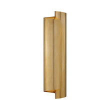 Load image into Gallery viewer, Iva Wall Light in Hand-Rubbed Antique Brass (Large).
