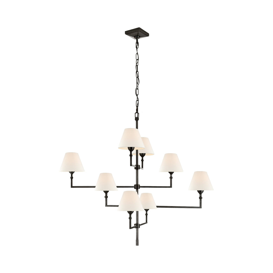 Jane Chandelier in Gun Metal.